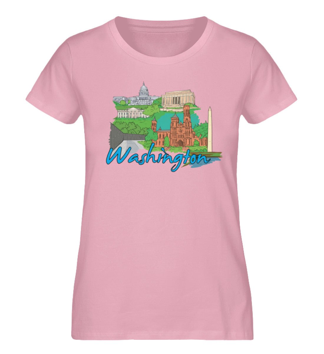 Washington - Damen Premium Organic Shirt - AQ.Vogue