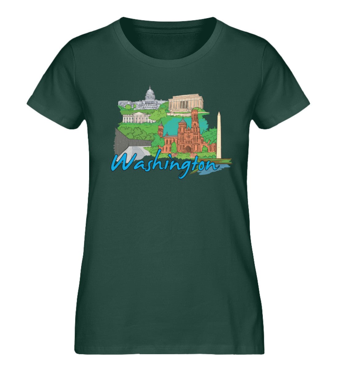 Washington - Damen Premium Organic Shirt - AQ.Vogue