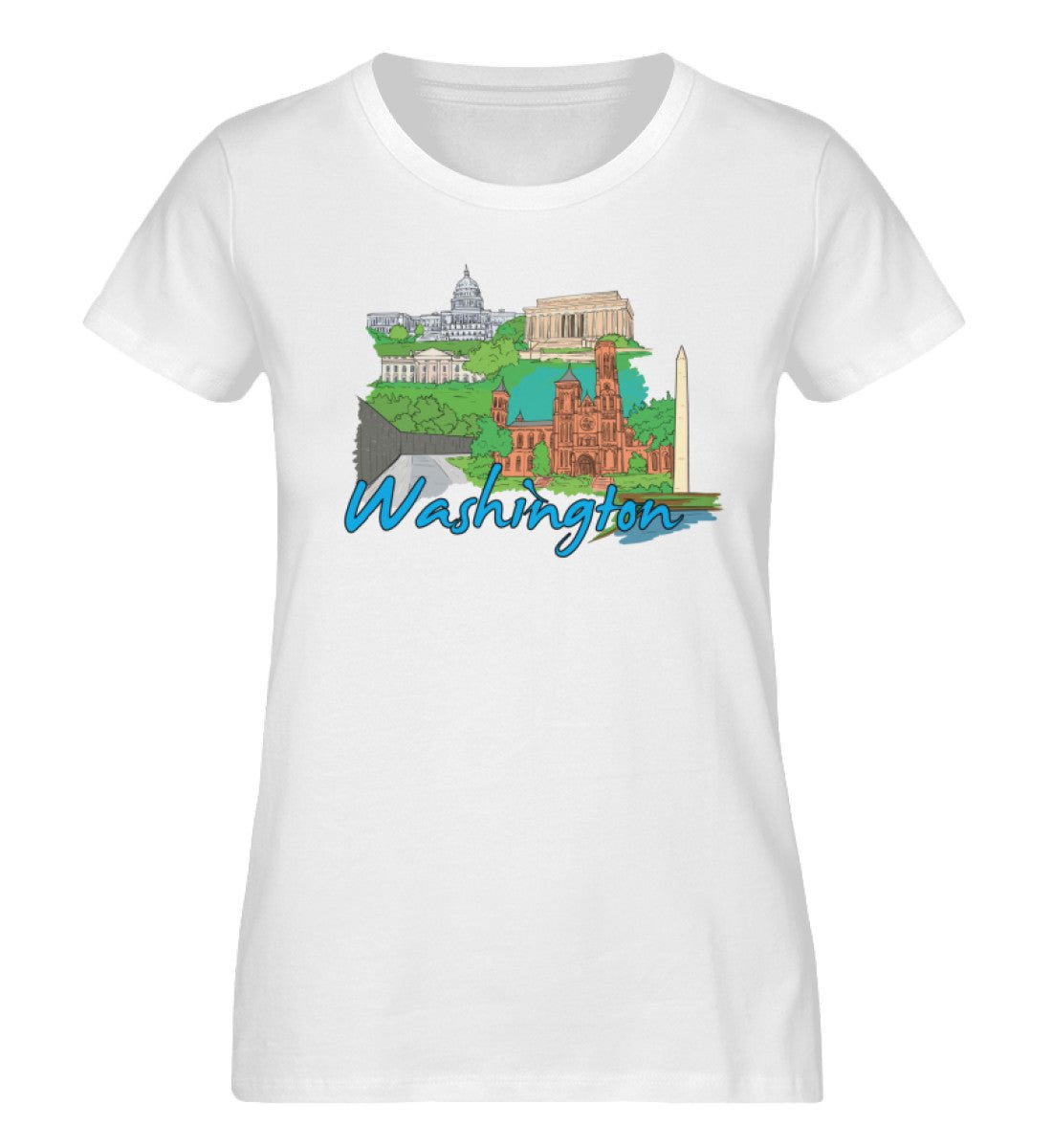 Washington - Damen Premium Organic Shirt - AQ.Vogue