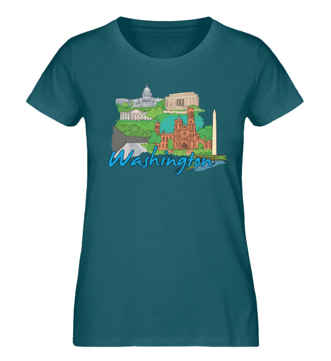 Washington - Damen Premium Organic Shirt - AQ.Vogue
