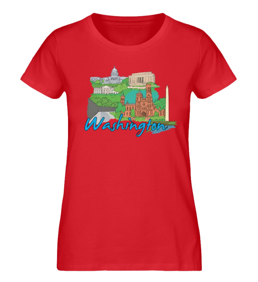 Washington - Damen Premium Organic Shirt - AQ.Vogue