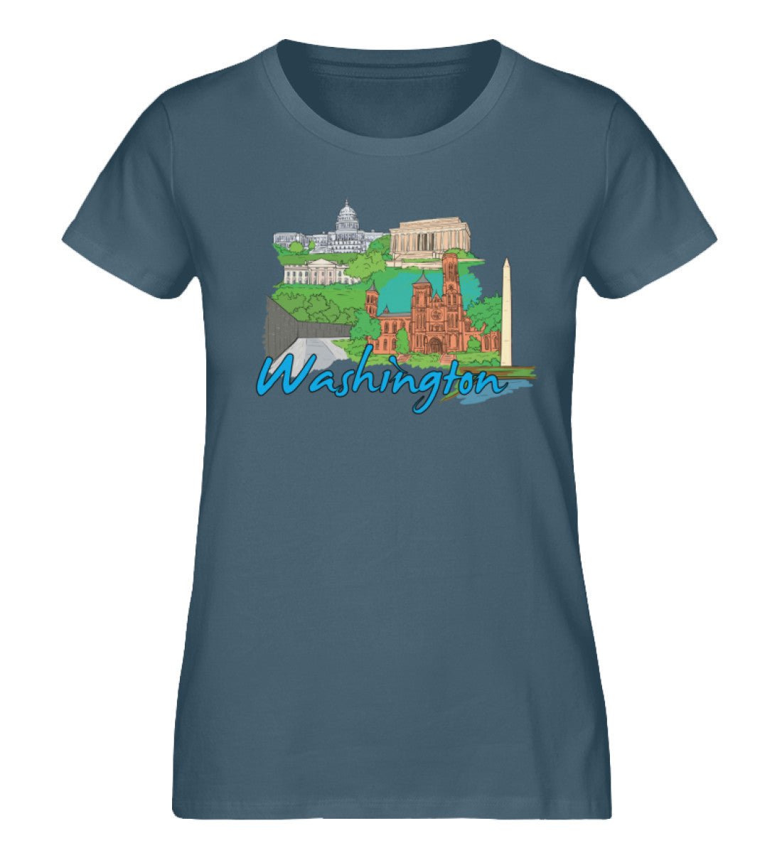 Washington - Damen Premium Organic Shirt - AQ.Vogue