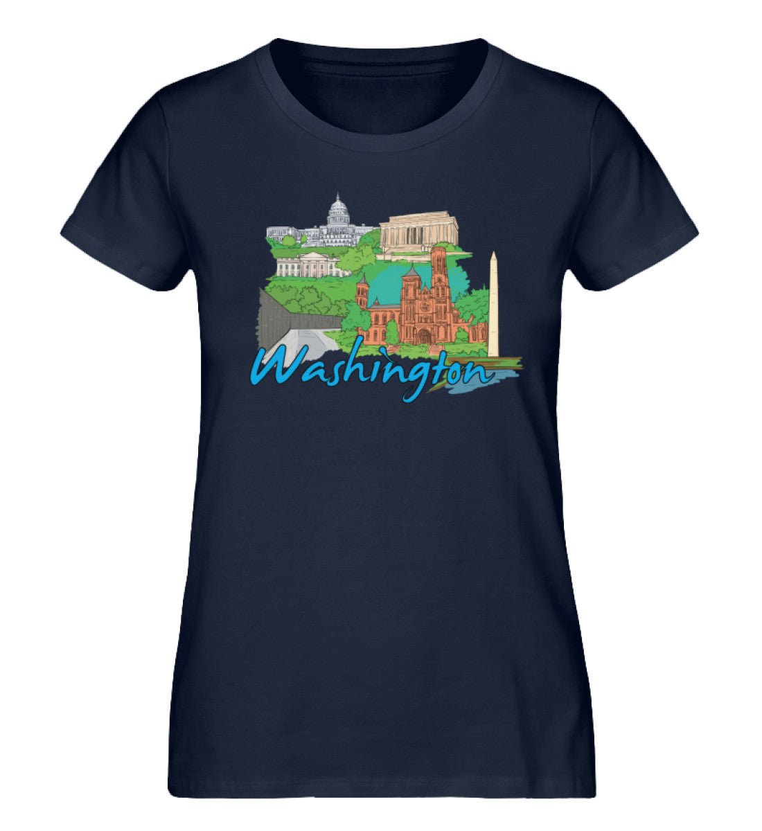 Washington - Damen Premium Organic Shirt - AQ.Vogue