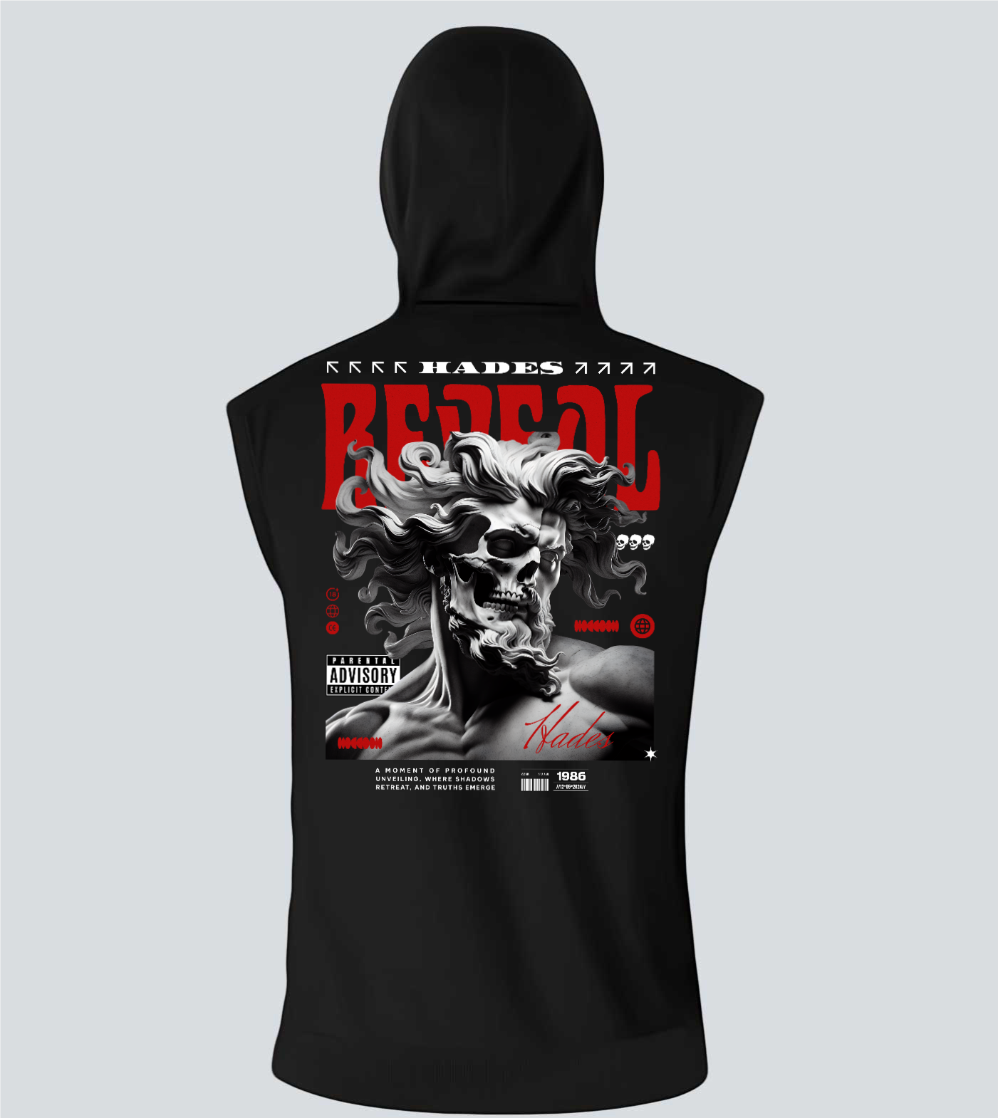 Reveal Sleeveless Hoodie (380GSM)