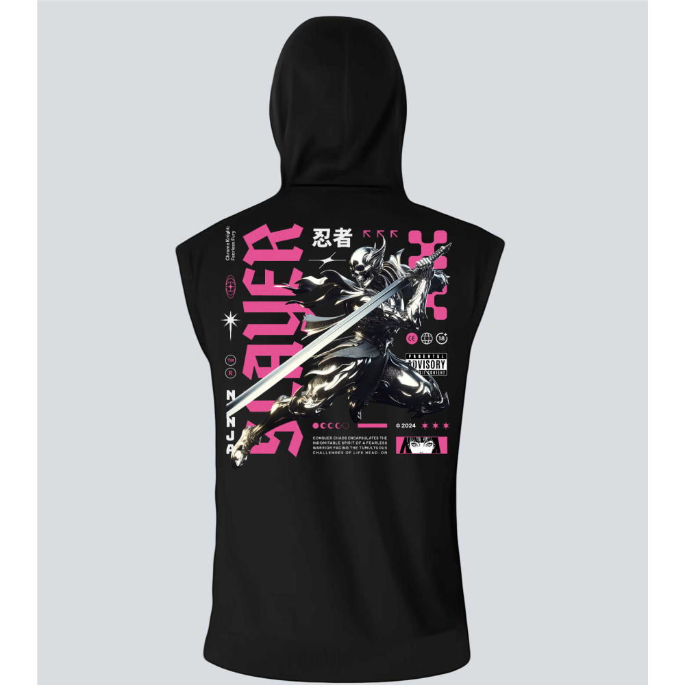 Slayer Sleeveless Hoodie (380GSM)