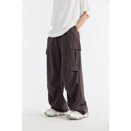 Work-Style Wide-Leg Sweatpants
