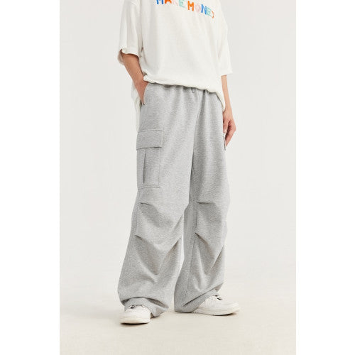 Work-Style Wide-Leg Sweatpants