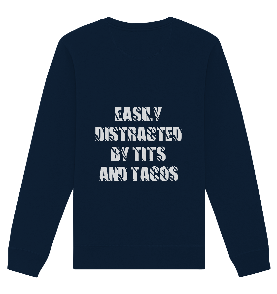 Aq Vogue DTF Distracted - Organic Basic Unisex Sweatshirt