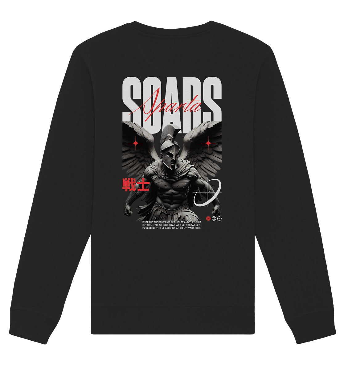 Aq Vogue DTF Spartan Wings - Organic Basic Unisex Sweatshirt