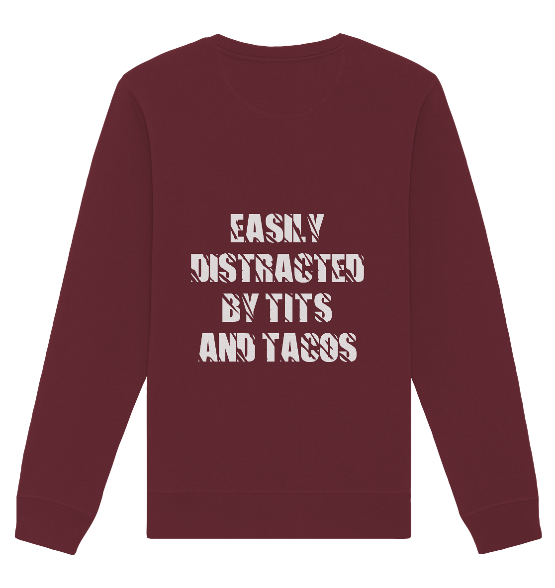 Aq Vogue DTF Distracted - Organic Basic Unisex Sweatshirt