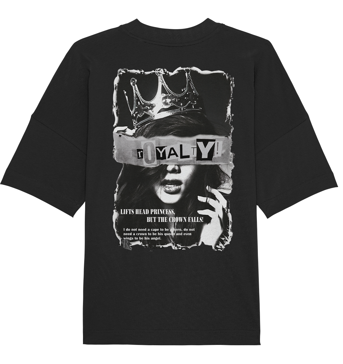 Aq Vogue DTF Royalty - Organic Oversize Shirt