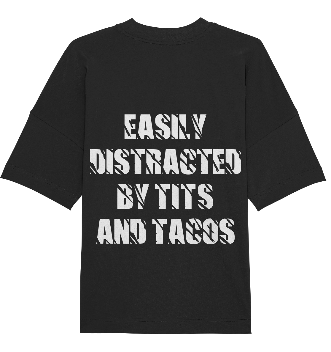 Aq Vogue DTF Distracted - Organic Oversize Shirt