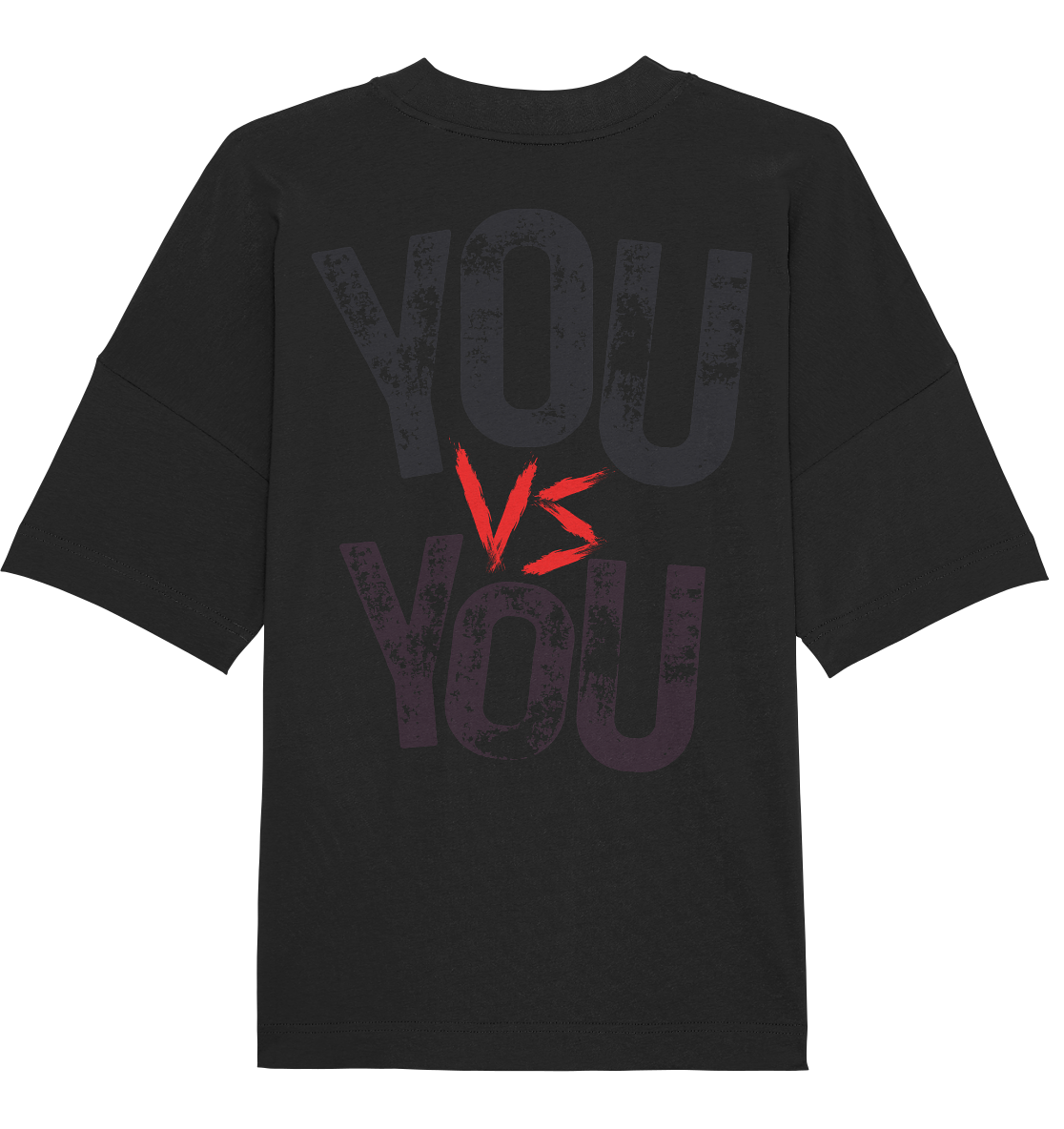 Aq Vogue DTF you vs you - Organic Oversize Shirt