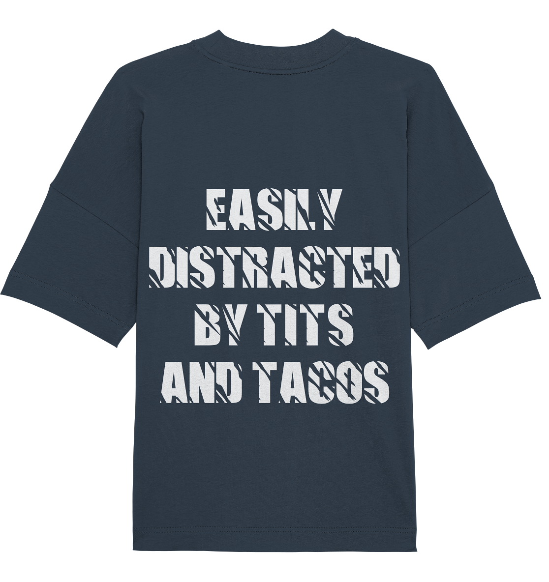 Aq Vogue DTF Distracted - Organic Oversize Shirt