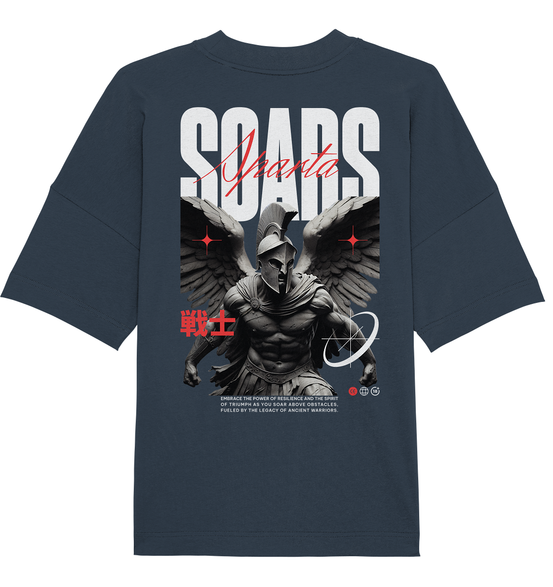 Aq Vogue DTF Spartan Wings - Organic Oversize Shirt