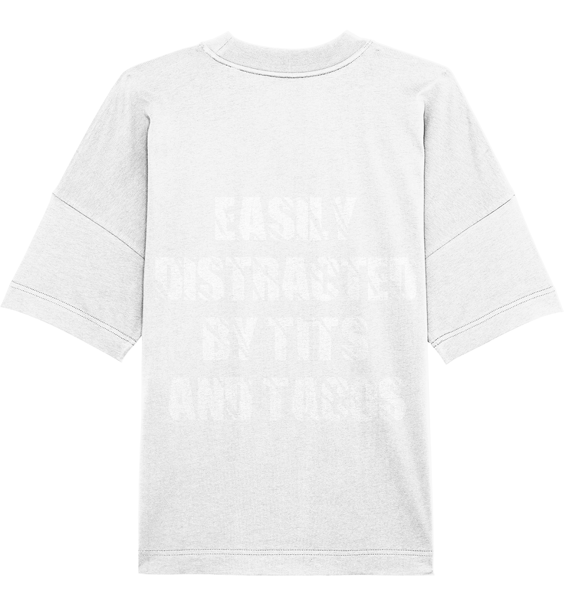 Aq Vogue DTF Distracted - Organic Oversize Shirt