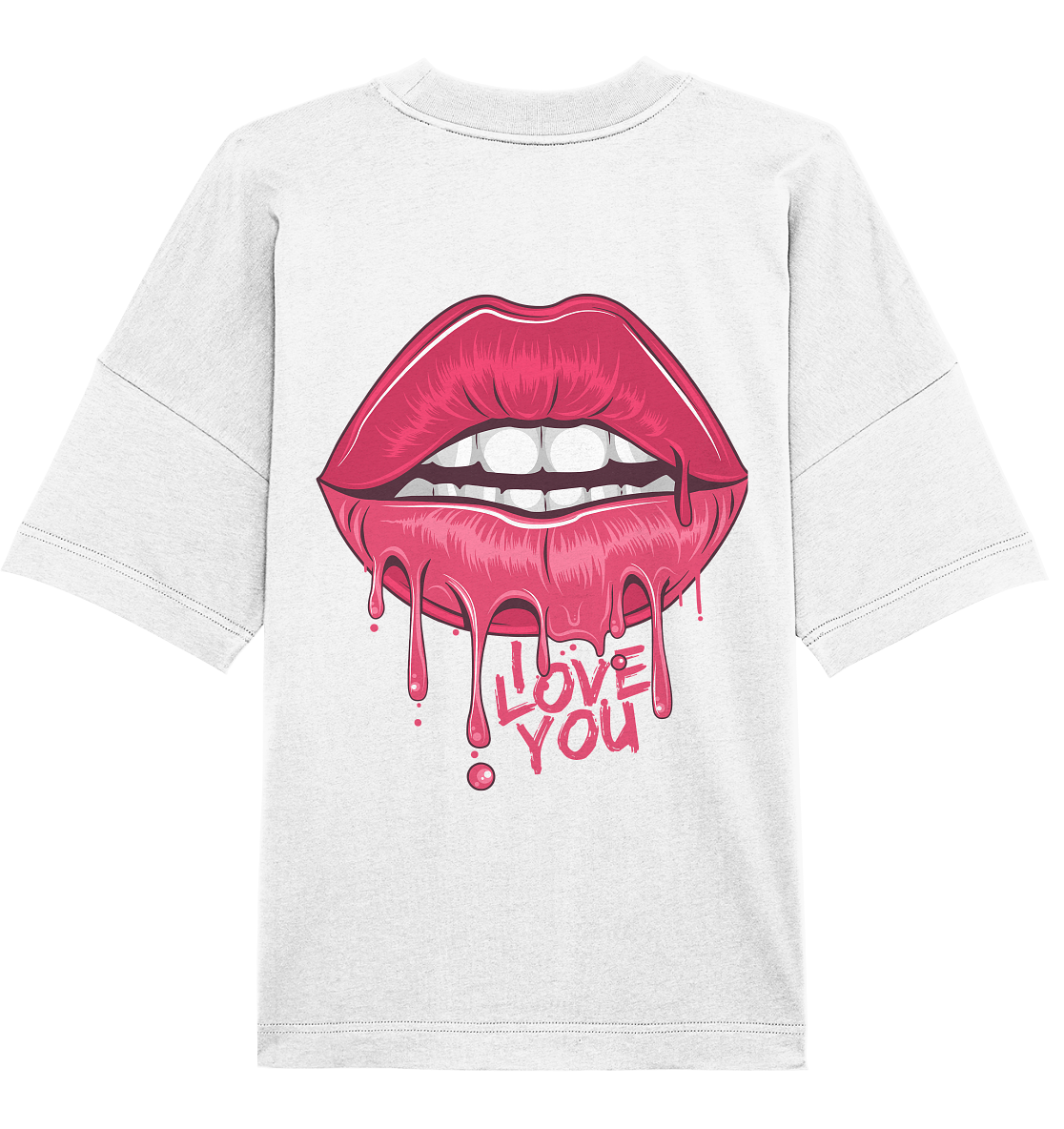 Aq Vogue DTF I Love You - Organic Oversize Shirt