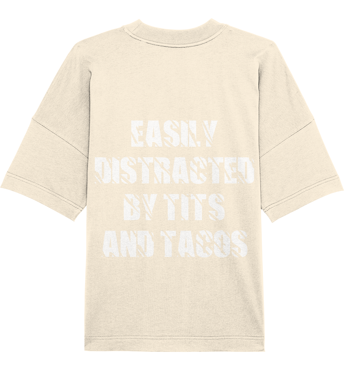 Aq Vogue DTF Distracted - Organic Oversize Shirt