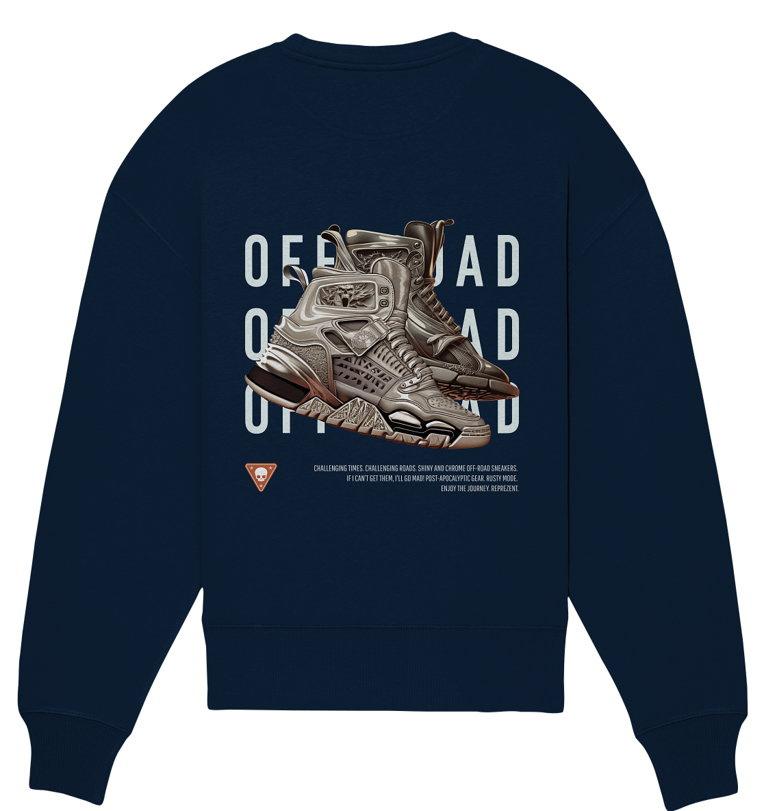 Aq Vogue DTF Sneaker - Organic Oversize Sweatshirt