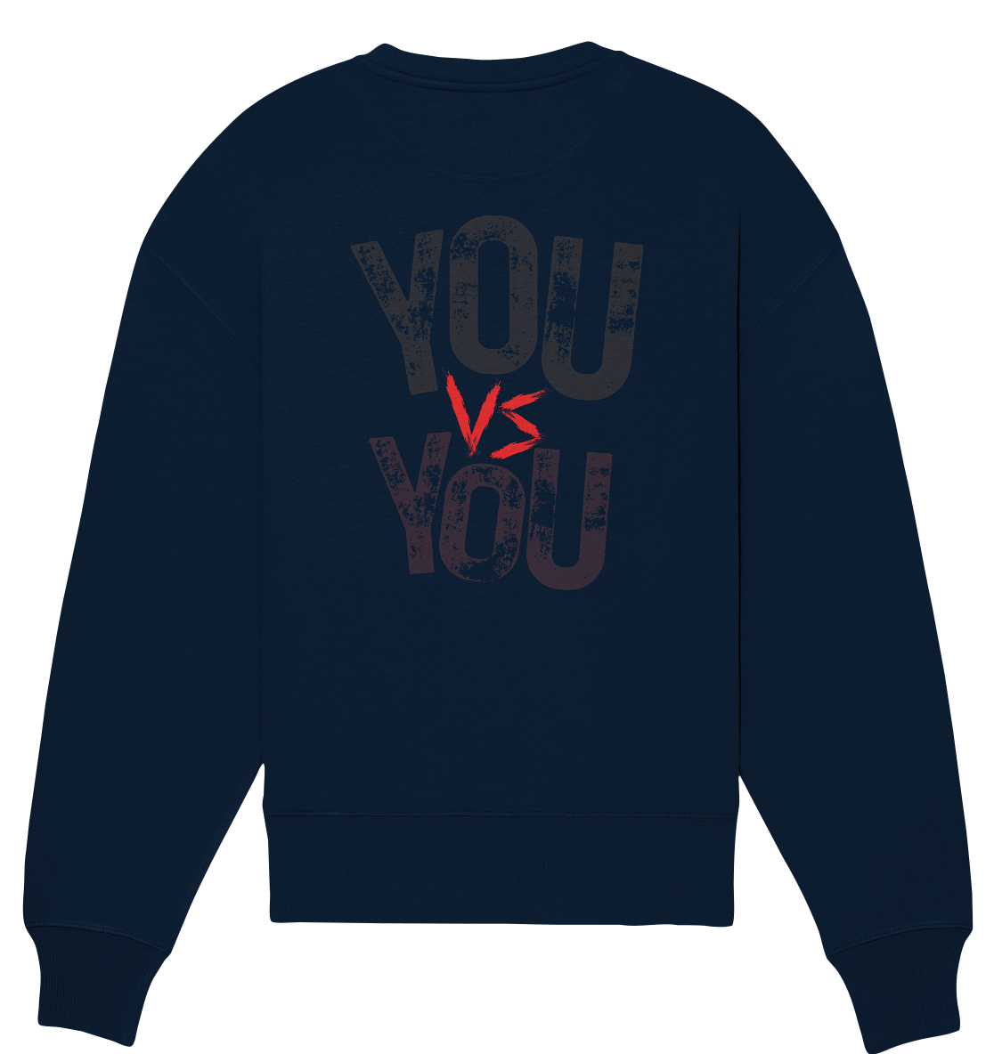 Aq Vogue DTF you vs you - Organic Oversize Sweatshirt