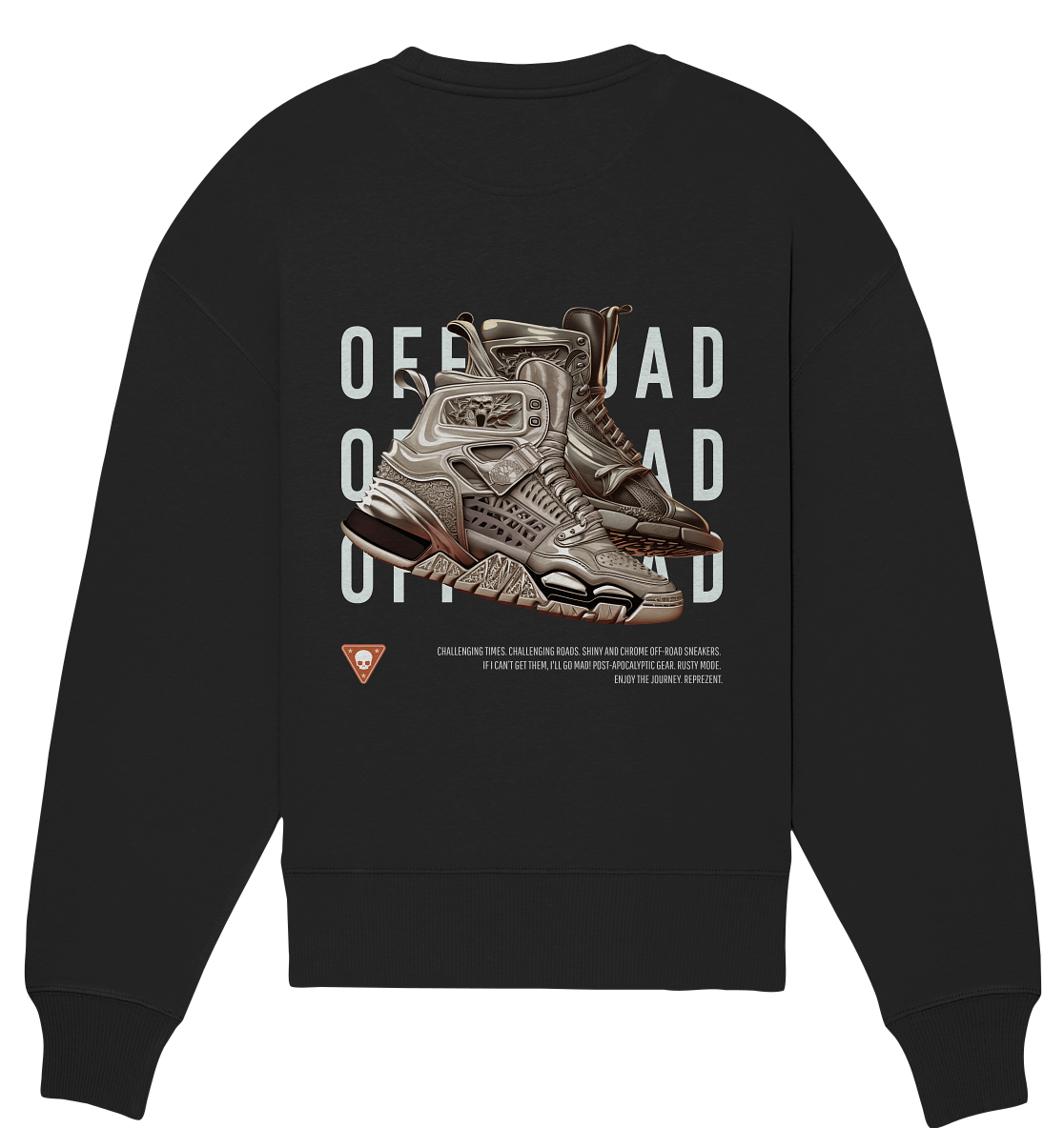 Aq Vogue DTF Sneaker - Organic Oversize Sweatshirt