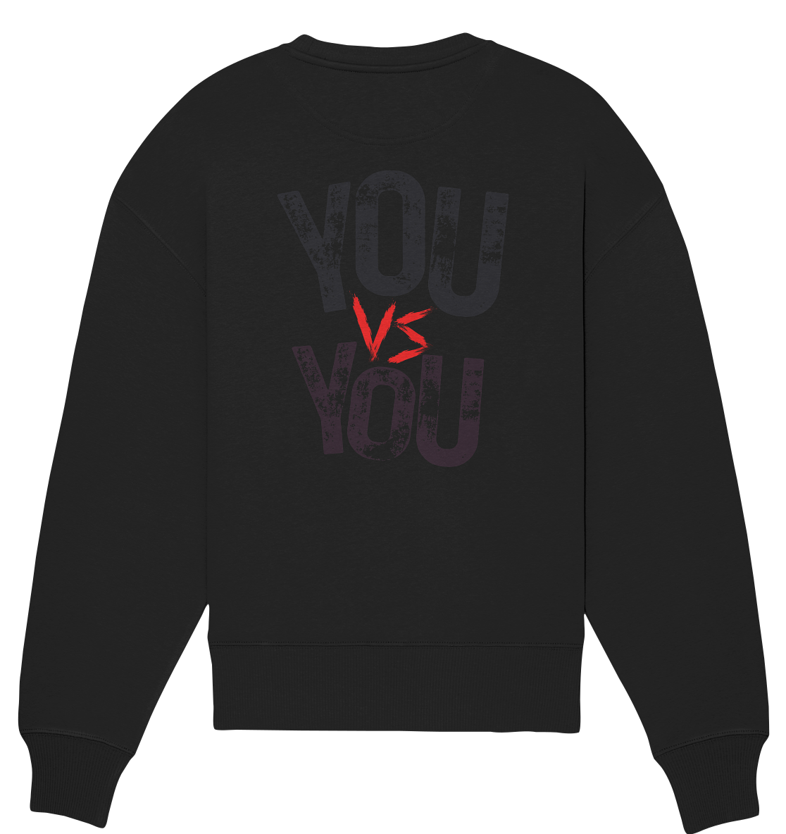 Aq Vogue DTF you vs you - Organic Oversize Sweatshirt