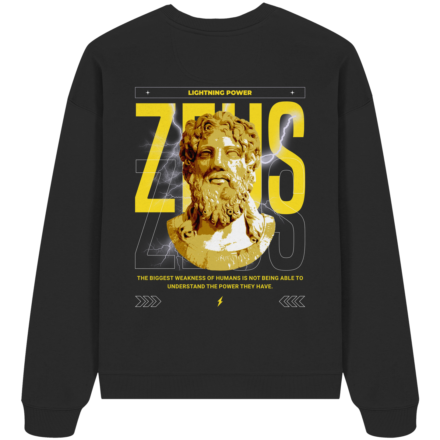 Aq Vogue DTF Zeus - Organic Oversize Sweatshirt
