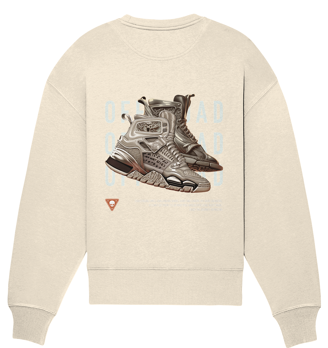 Aq Vogue DTF Sneaker - Organic Oversize Sweatshirt