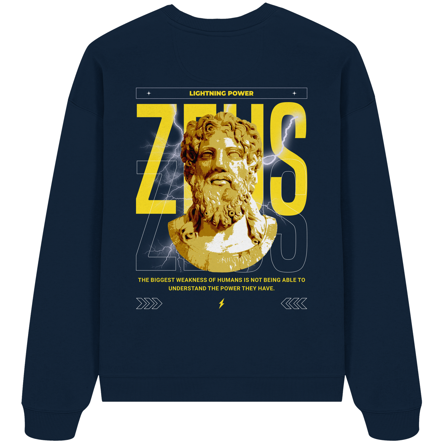 Aq Vogue DTF Zeus - Organic Oversize Sweatshirt