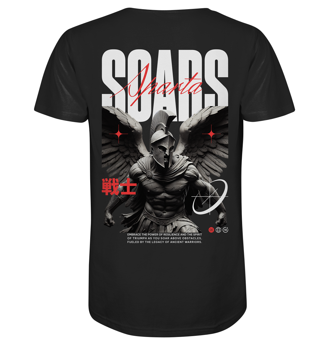 Aq Vogue DTF Spartan Wings - Organic Shirt