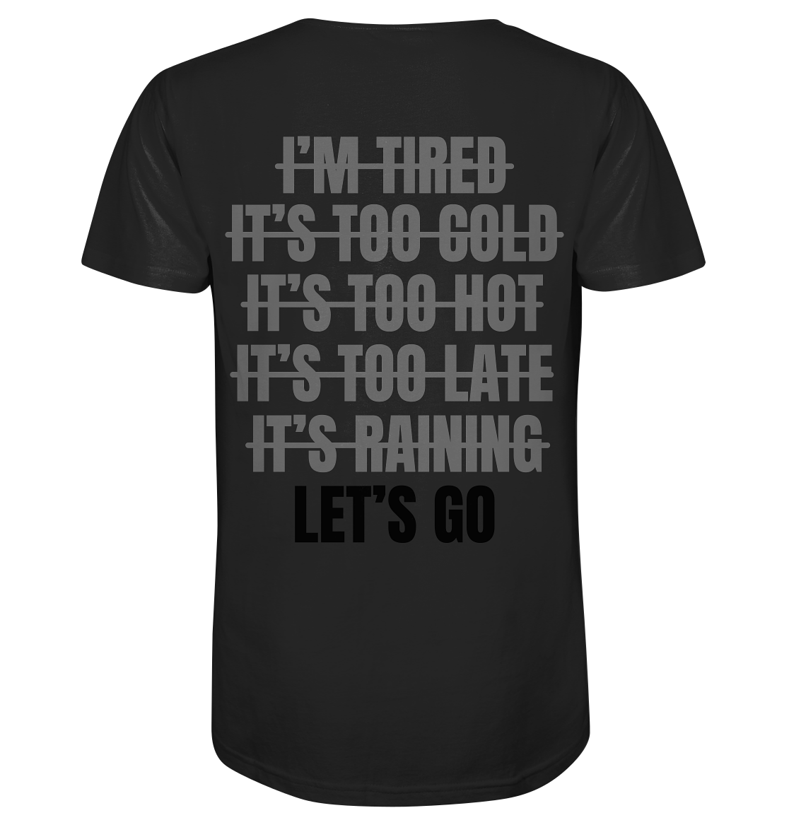 Aq Vogue DTF Lets Go - Organic Shirt