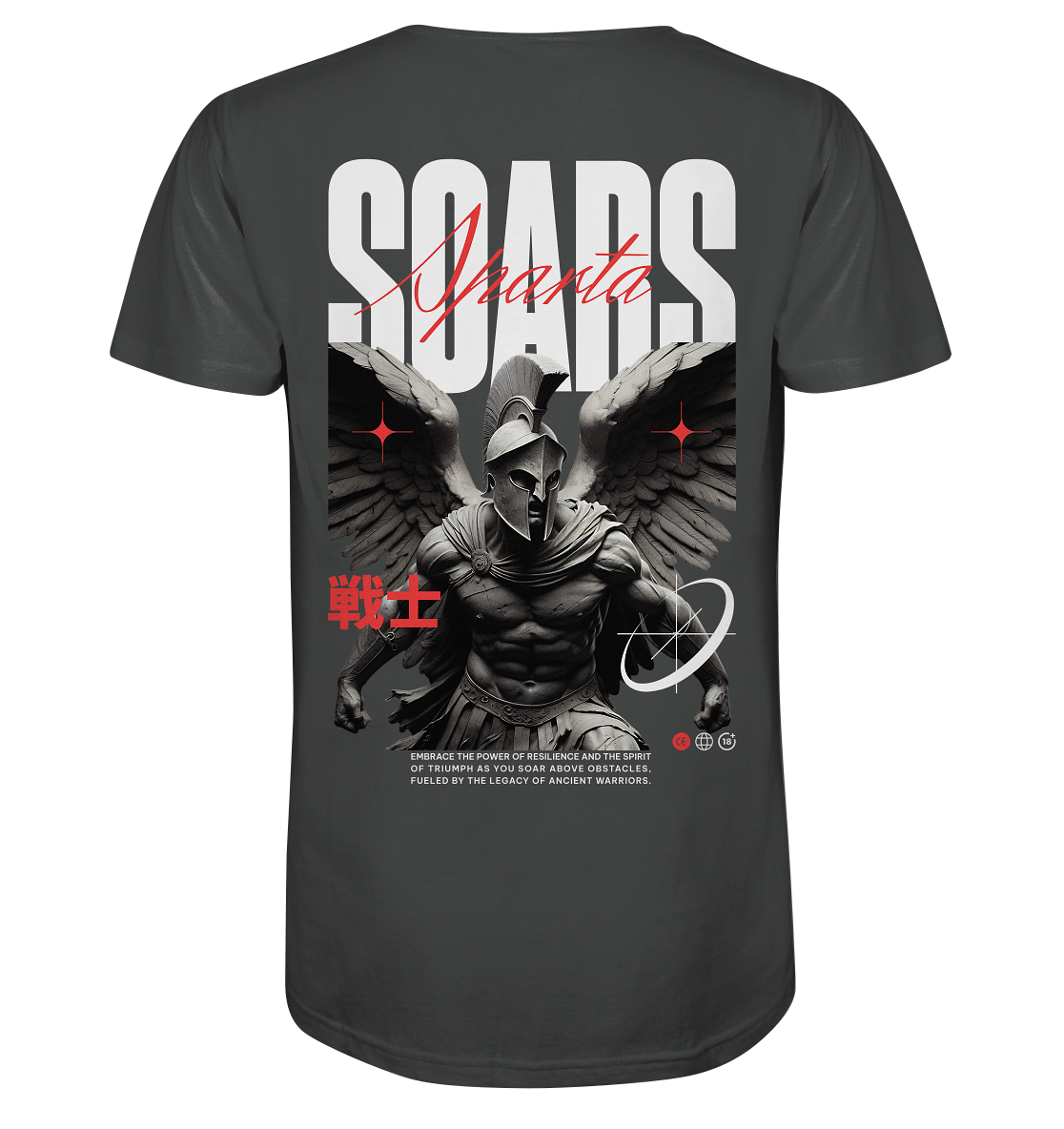 Aq Vogue DTF Spartan Wings - Organic Shirt