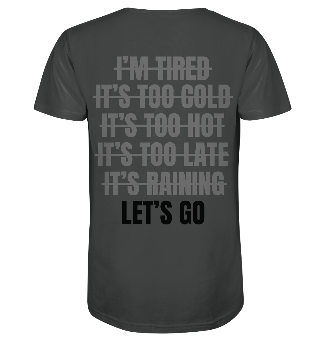 Aq Vogue DTF Lets Go - Organic Shirt