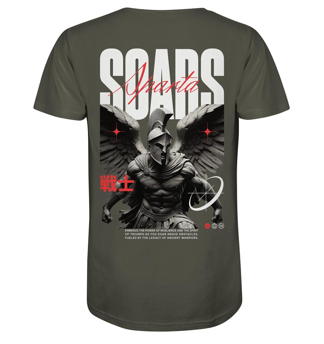 Aq Vogue DTF Spartan Wings - Organic Shirt