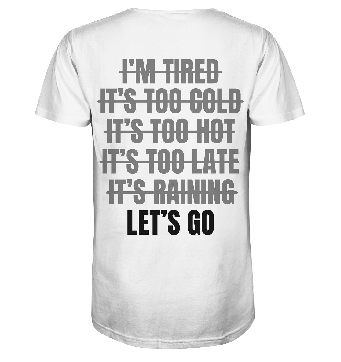 Aq Vogue DTF Lets Go - Organic Shirt