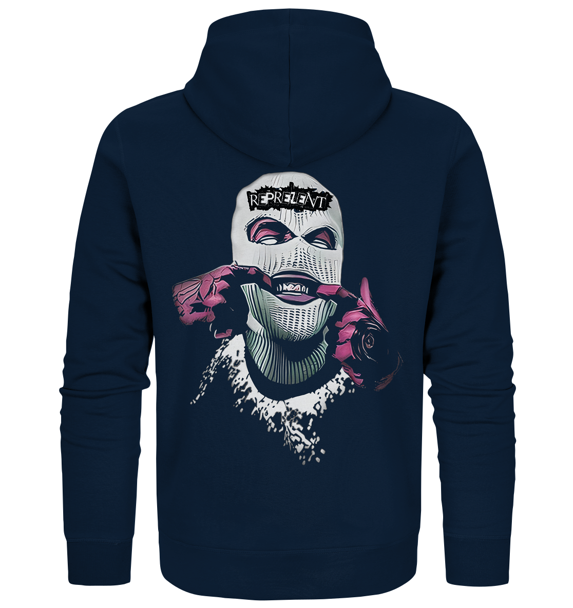 Aq Vogue DTF masked - Organic Zipper