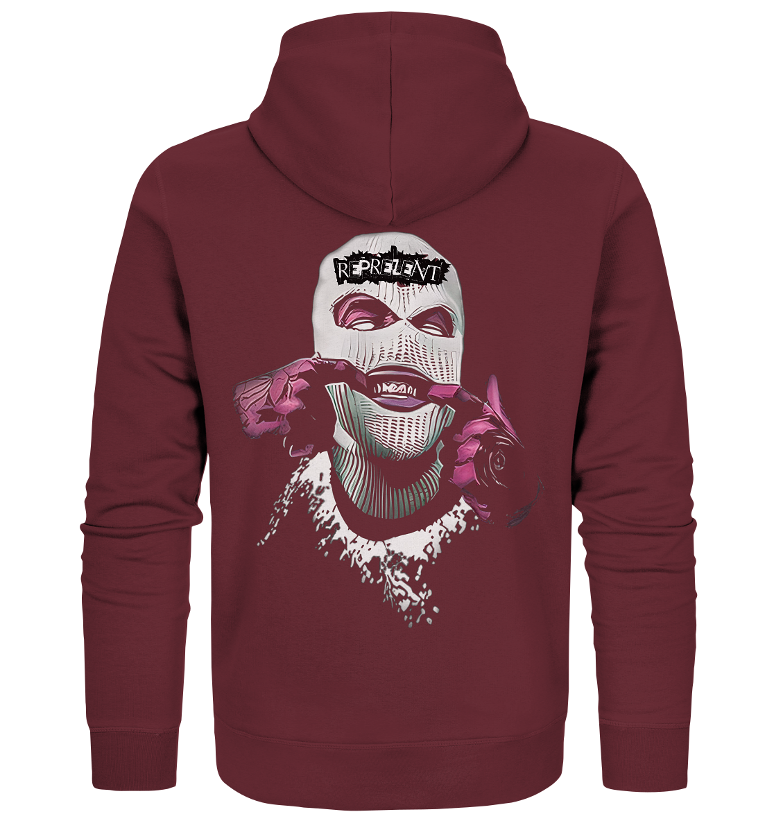Aq Vogue DTF masked - Organic Zipper