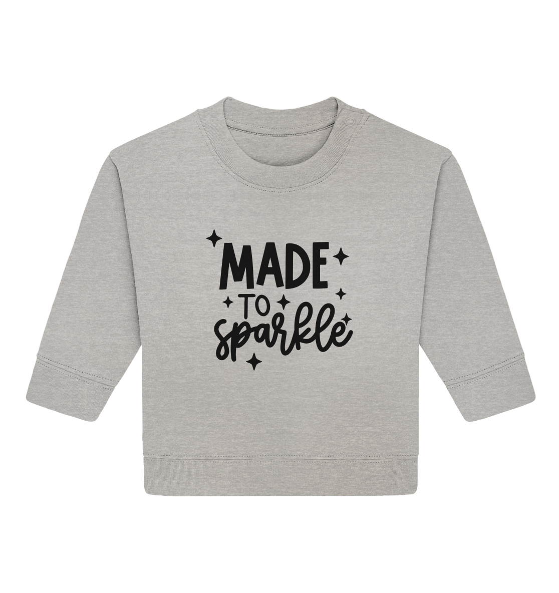 made to sparkle - Baby Organic Sweatshirt
