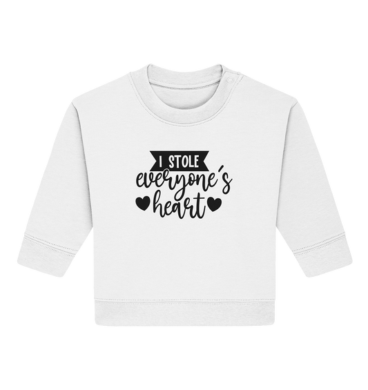 i stole everyones heart - Baby Organic Sweatshirt