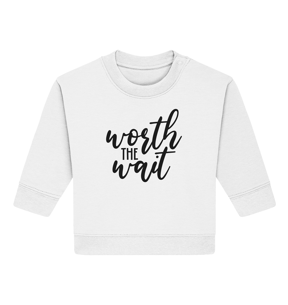 Worth the wait - Baby Organic Sweatshirt
