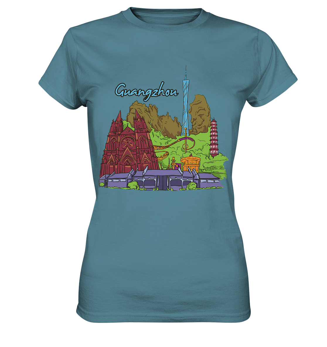 Guangzhou - Ladies Premium Shirt