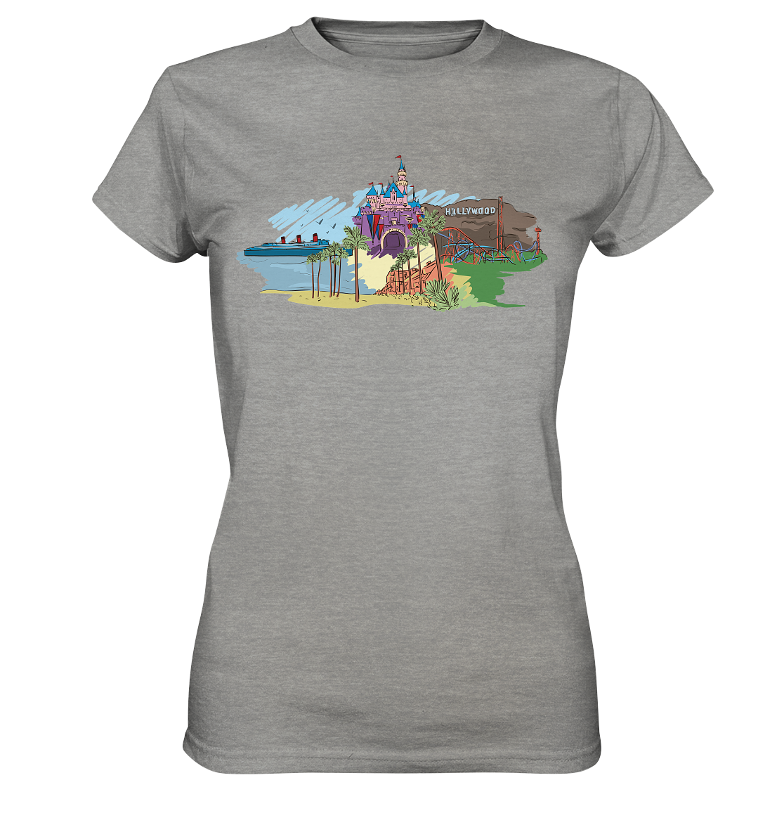 Hollywood  - Ladies Premium Shirt