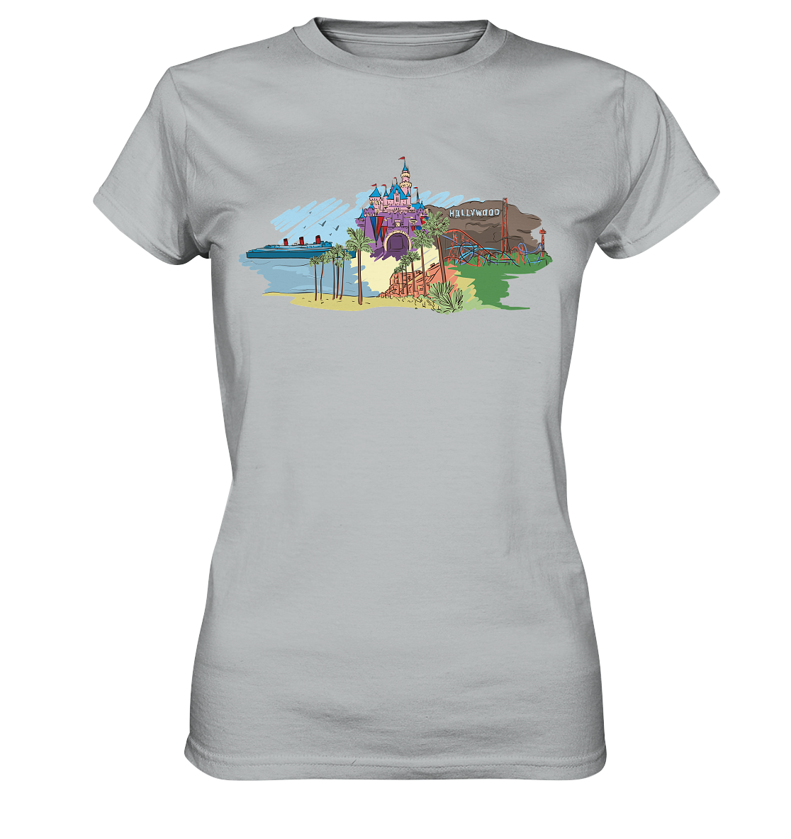 Hollywood  - Ladies Premium Shirt