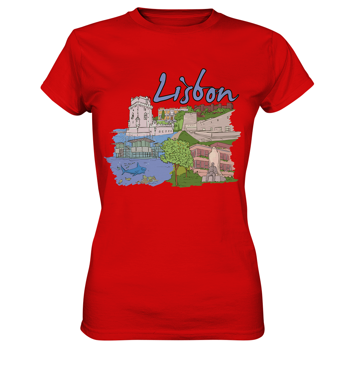 Lissabon  - Ladies Premium Shirt