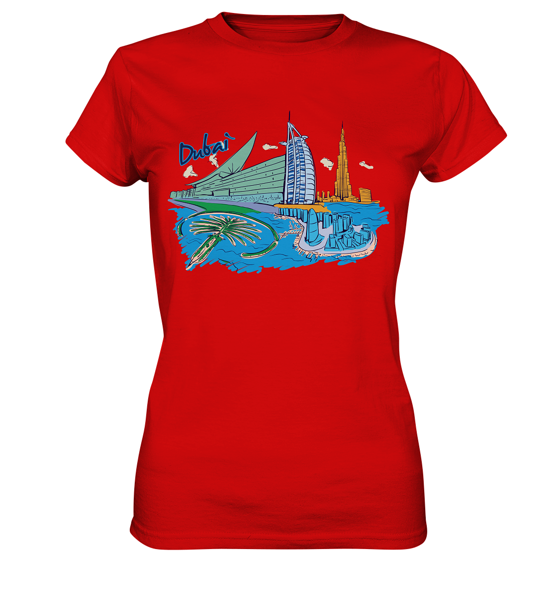 Dubai - Ladies Premium Shirt