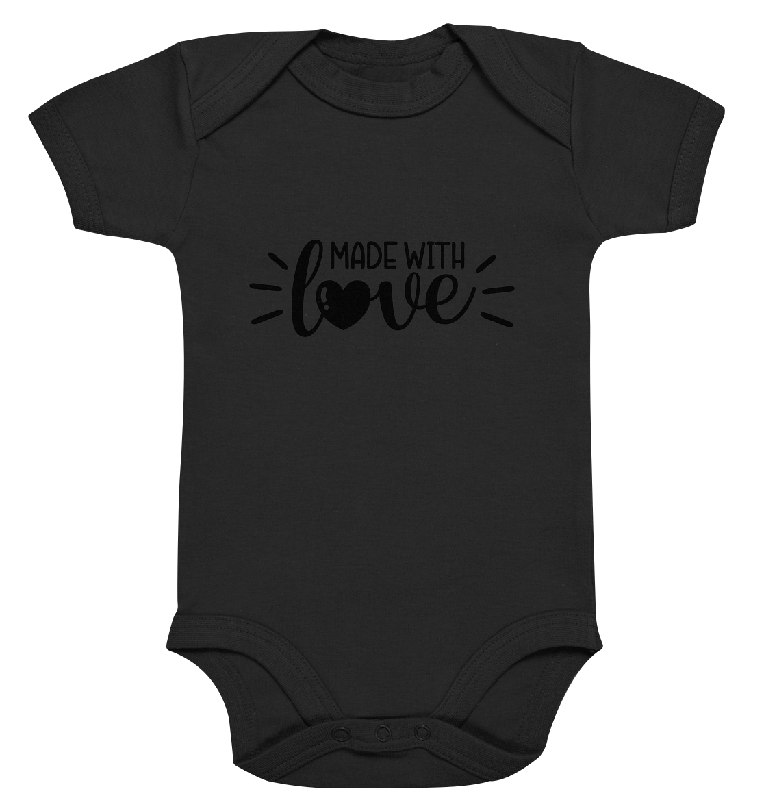 made with love - Organic Baby Bodysuite