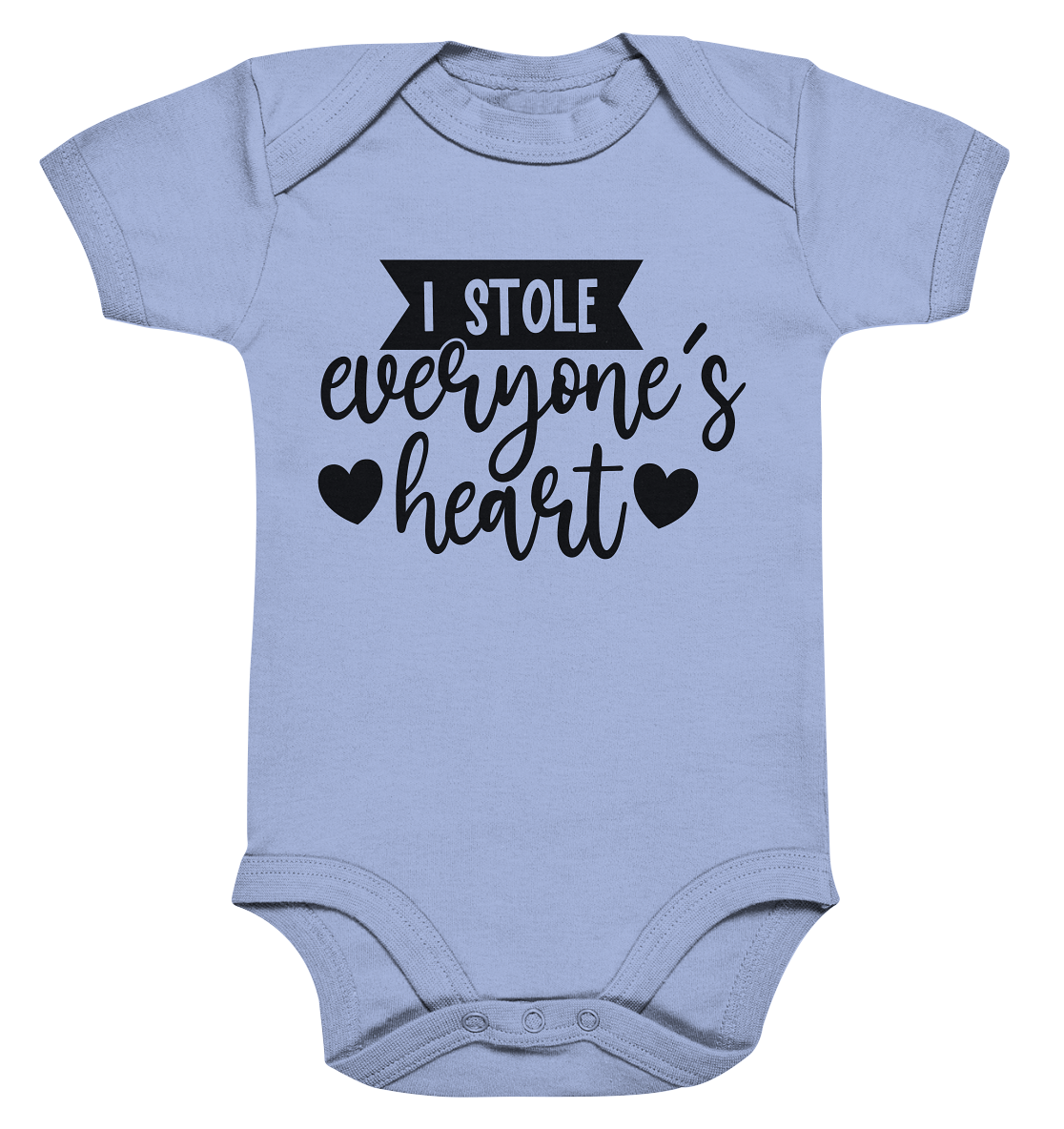 i stole everyones heart - Organic Baby Bodysuite