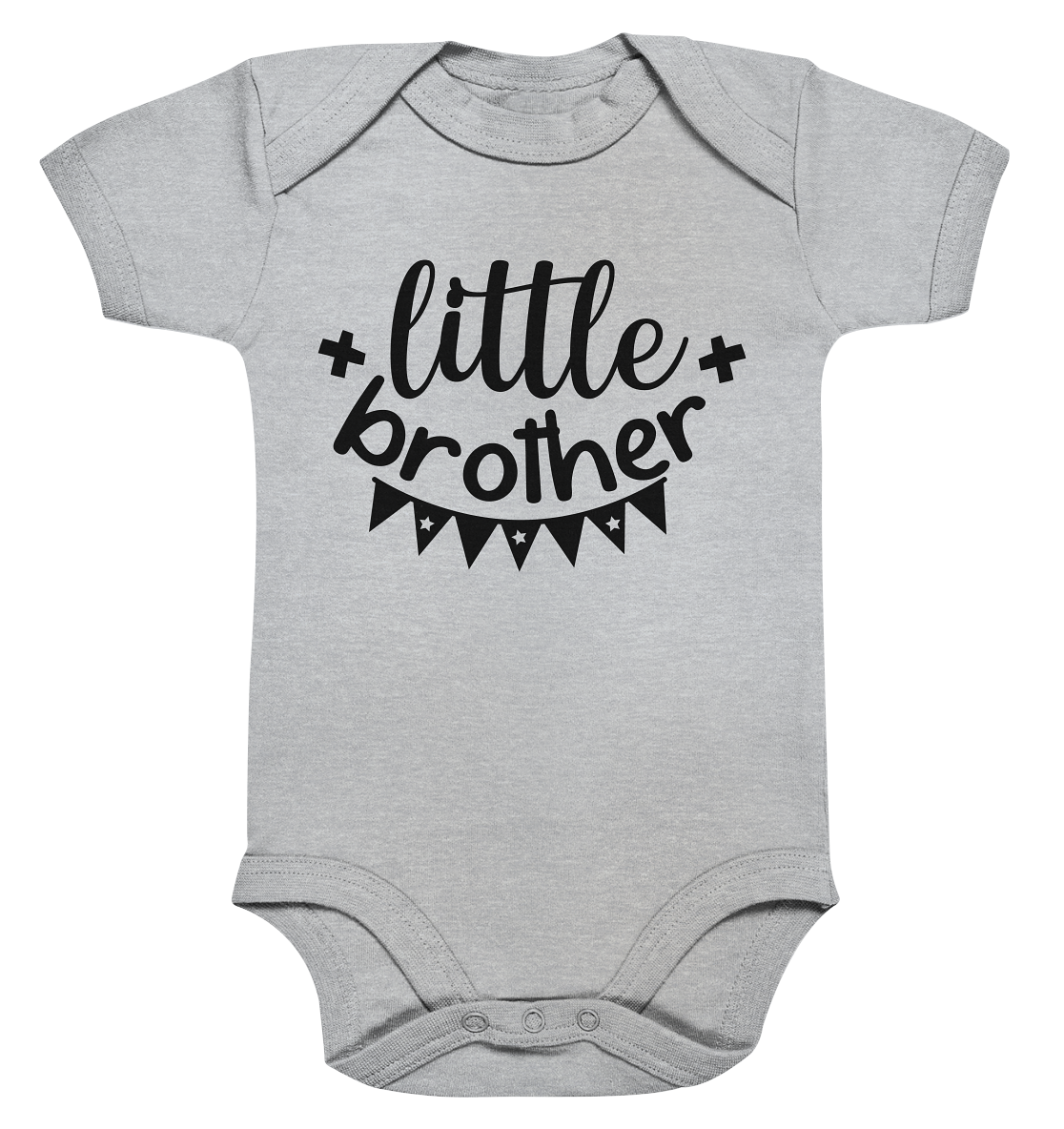 little brother - Organic Baby Bodysuite