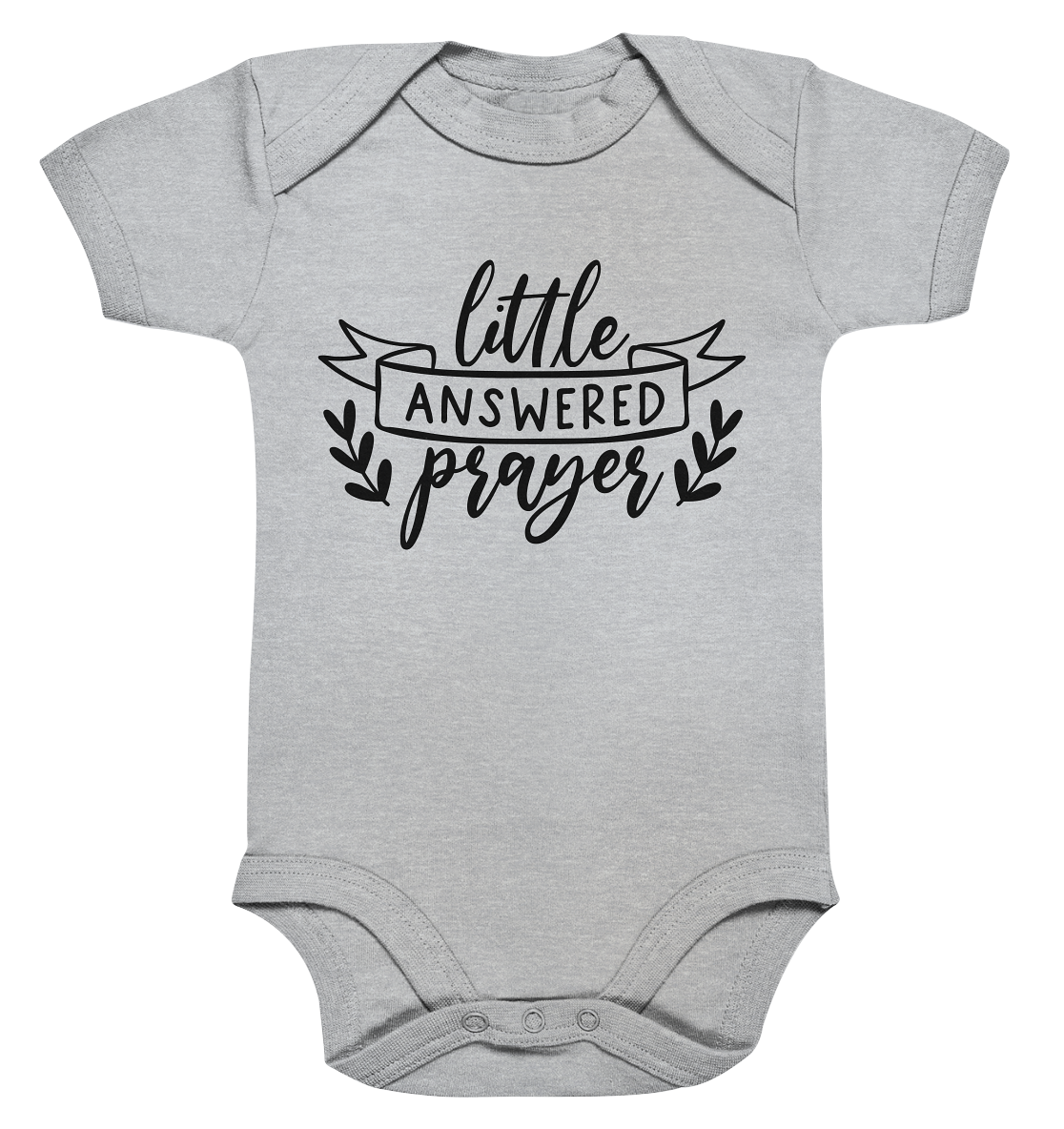 little answered prayer - Organic Baby Bodysuite