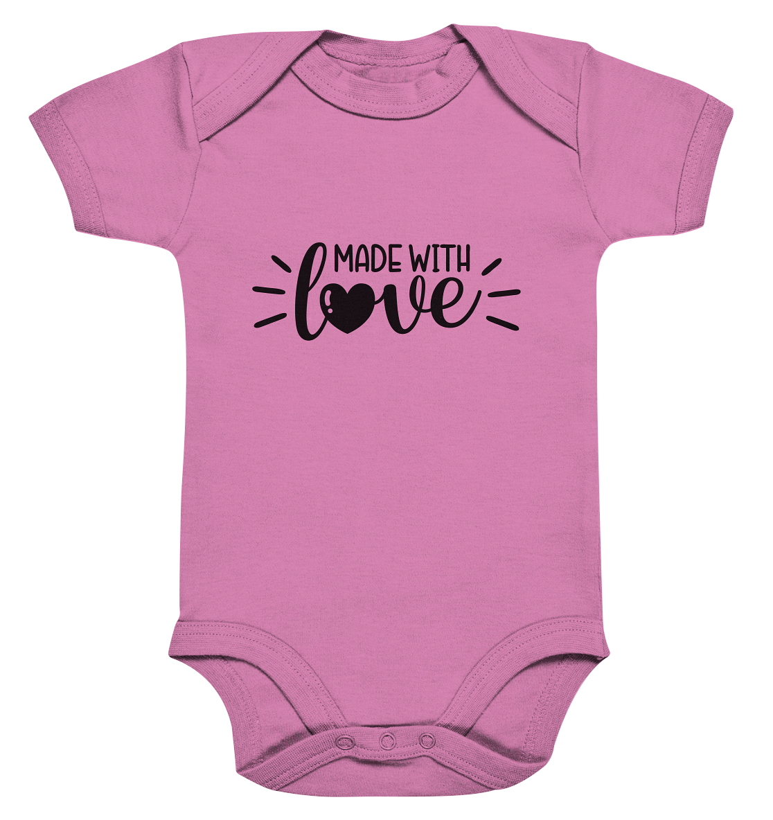 made with love - Organic Baby Bodysuite